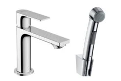 Hansgrohe Rebris E - Waschtischarmatur Mit Bidetbrause, Chrom 72216000