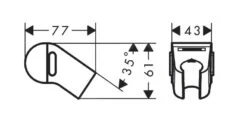 Hansgrohe WallStoris - Schieber, Weiß Matt 27917700 -Hansgrohe Verkaufsgeschäft 00e9937e278c9e30f598d940