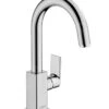 Hansgrohe Vernis Shape - Waschtischeinhebelmischer Mit Ablaufgarnitur Und Schwenkbarem Auslauf, Verchromt 71564000