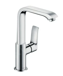 Hansgrohe Metris New - Waschtisch Einhebelmischer 230 Mit Ablaufgarnitur Push-Open, Verchromt 31187000