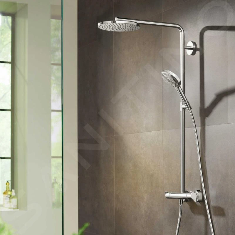 Hansgrohe Raindance Select S - Duschsäule Mit Thermostatbatterie Showerpipe 240 1jet P, Verchromt 27633000 3 Hansgrohe Raindance Select S - Duschsäule Mit Thermostatbatterie Showerpipe 240 1jet P, Verchromt 27633000 – Bild 3