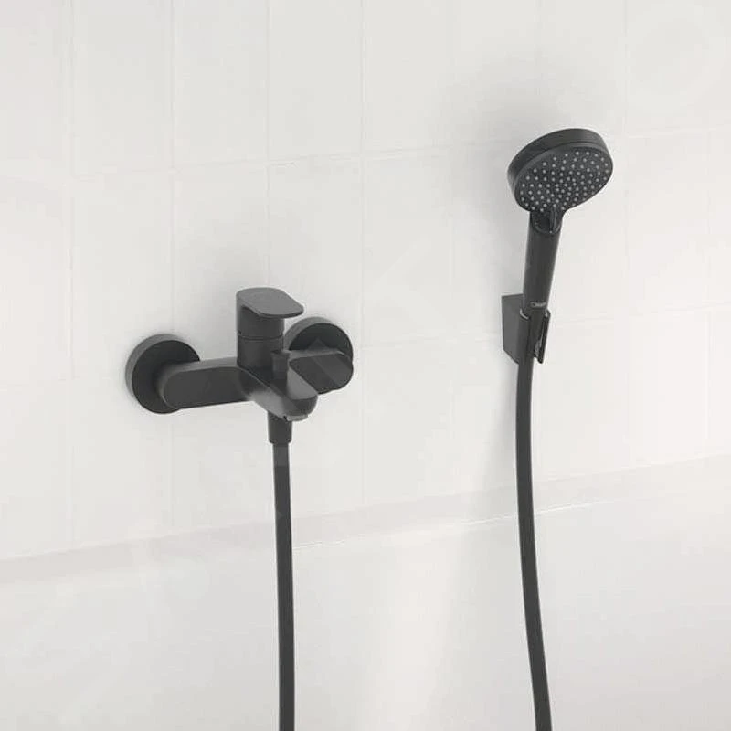 Hansgrohe Rebris S - Badewannenarmatur, 2 Durchflüsse, Schwarz Matt 72443670 3 Hansgrohe Rebris S - Badewannenarmatur, 2 Durchflüsse, Schwarz Matt 72443670 – Bild 3