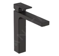 Hansgrohe Vernis Shape - Waschtischeinhebelmischer Mit Ablaufgarnitur, EcoSmart, Schwarz Matt 71562670