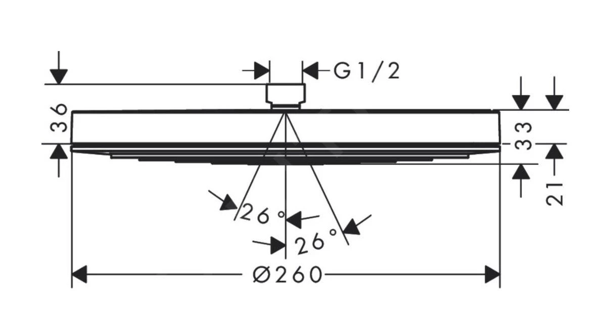 Hansgrohe Pulsify S - Kopfbrause 260, 1 Strahl, EcoSmart, Weiß Matt 24141700 2 Hansgrohe Pulsify S - Kopfbrause 260, 1 Strahl, EcoSmart, Weiß Matt 24141700 – Bild 2