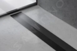 Hansgrohe RainDrain Flex - Duschrinne 1000 Mit Edelstahlrost, Kürzbar, Freie Montage, Schwarz Matt 56046670 -Hansgrohe Verkaufsgeschäft 0f2033db2d2551130394b86a