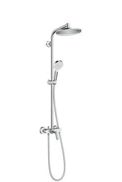 Hansgrohe Crometta - Brauseset Showerpipe S 240 Mit Armatur, Chrom 27269000