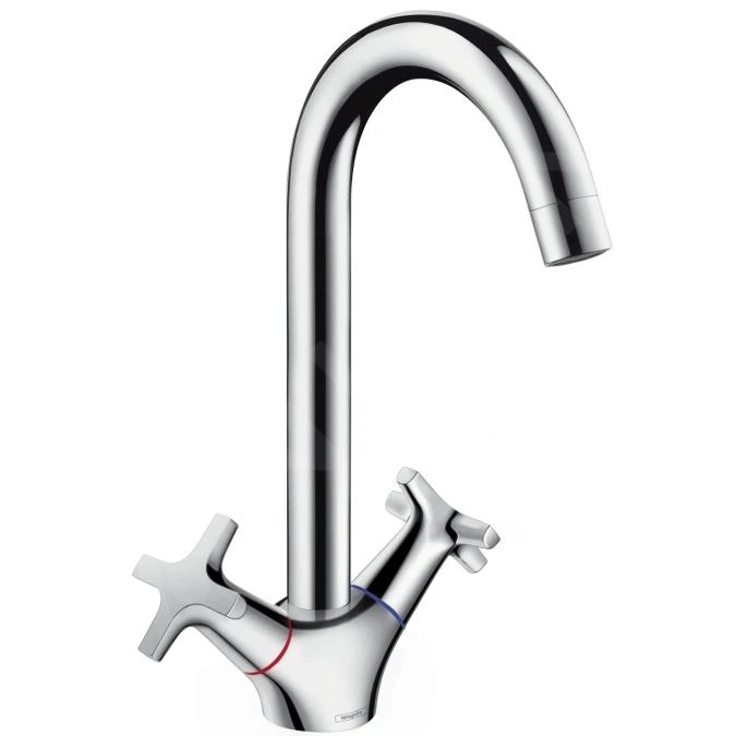 Hansgrohe Logis - Zweigriffmischer Für Spültisch, Verchromt 71285000 1 Hansgrohe Logis - Zweigriffmischer Für Spültisch, Verchromt 71285000
