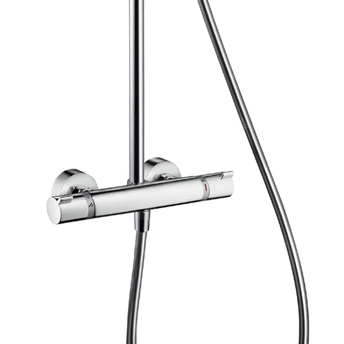 Hansgrohe Croma 220 - Duschsäule Showerpipe Mit Thermostatbatterie, 220 Mm, 1 Strahl, Verchromt 27185000 5 Hansgrohe Croma 220 - Duschsäule Showerpipe Mit Thermostatbatterie, 220 Mm, 1 Strahl, Verchromt 27185000 – Bild 5