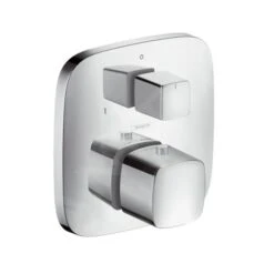 Hansgrohe PuraVida - Thermostatarmatur - Unterputz Mit Ab- Und Umstellventil, Verchromt 15771000