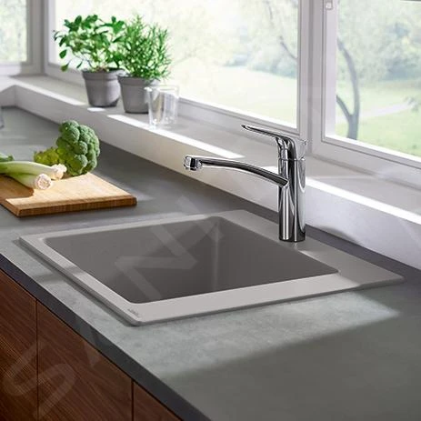 Hansgrohe Abwäschen - Granit-Einbauspülbecken S510-F660, Betongrau 43313380 3 Hansgrohe Abwäschen - Granit-Einbauspülbecken S510-F660, Betongrau 43313380 – Bild 3