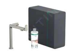 Hansgrohe Aqittura M91 - Spültischarmatur, SodaSystem, SBox, Edelstahl 76837800
