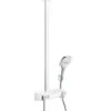 Hansgrohe Raindance Select E - Duschsäule Mit Thermostatbatterie ShowerTablet, 300 Mm, 2 Strahlen, Weiß / Verchromt 27126400