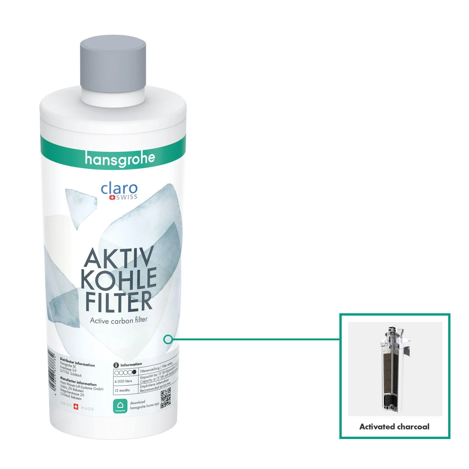 Hansgrohe Aqittura M91 - Aktivkohlefilter 76814000 3 Hansgrohe Aqittura M91 - Aktivkohlefilter 76814000 – Bild 3