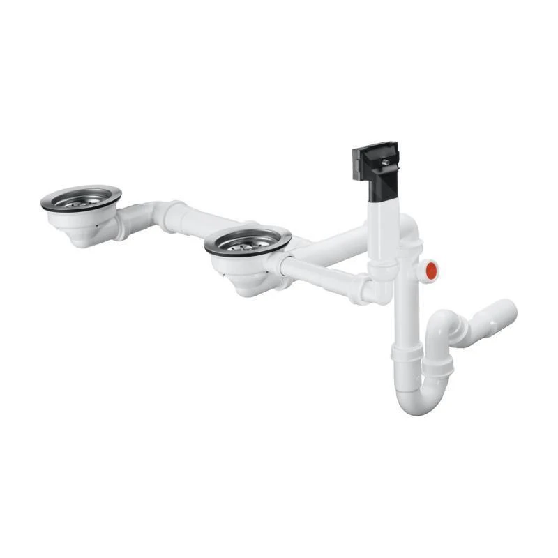 Hansgrohe Ablaufgarnituren - Ab- Und Überlaufgarnitur Für Granit - Doppelbecken, Verchromt 43928000 1 Hansgrohe Ablaufgarnituren - Ab- Und Überlaufgarnitur Für Granit - Doppelbecken, Verchromt 43928000