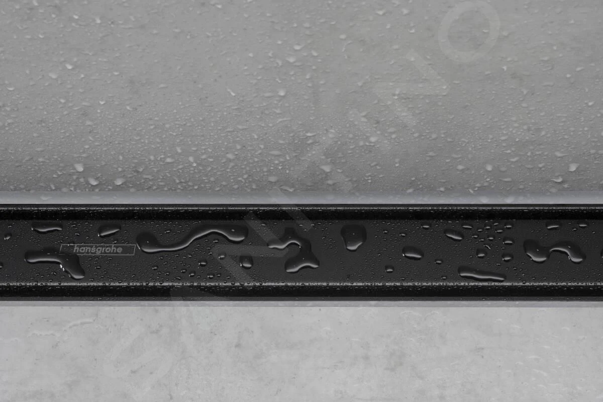 Hansgrohe RainDrain Match - Duschrinne 600 Mit Edelstahlrost, Mit Höhenverstellbarem Rahmen, Schwarz Matt 56036670 4 Hansgrohe RainDrain Match - Duschrinne 600 Mit Edelstahlrost, Mit Höhenverstellbarem Rahmen, Schwarz Matt 56036670 – Bild 4