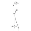Hansgrohe Croma 220 - Duschsäule Showerpipe Mit Thermostatbatterie, 220 Mm, 1 Strahl, Verchromt 27185000