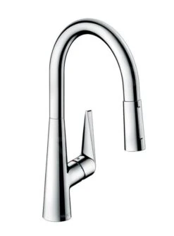 Hansgrohe Talis M51 - Spültisch Einhebelmischer 200 Mit Ausziehbarer Geschirrbrause, Verchromt 72813000