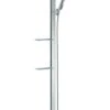 Hansgrohe Raindance - Brausegarnitur Select S 120, EcoSmart 9 L/min, 3 Stahlen, Duschstange 1,5 M, Verchromt 27647000