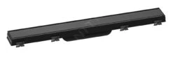 Hansgrohe RainDrain Match - Duschrinne 600 Mit Edelstahlrost, Mit Höhenverstellbarem Rahmen, Schwarz 56036610