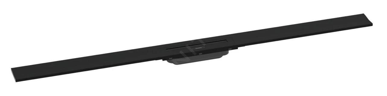 Hansgrohe RainDrain Flex - Duschrinne 1200 Mit Edelstahlrost, Kürzbar, Zur Wandmontage, Schwarz Matt 56054670 1 Hansgrohe RainDrain Flex - Duschrinne 1200 Mit Edelstahlrost, Kürzbar, Zur Wandmontage, Schwarz Matt 56054670