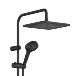 Hansgrohe Vernis Shape - Brausegarnitur Showerpipe 240 Mit Thermostat, 2 Strahlarten, Schwarz Matt 26427670 -Hansgrohe Verkaufsgeschäft 2577baf3040c605e6c83719c