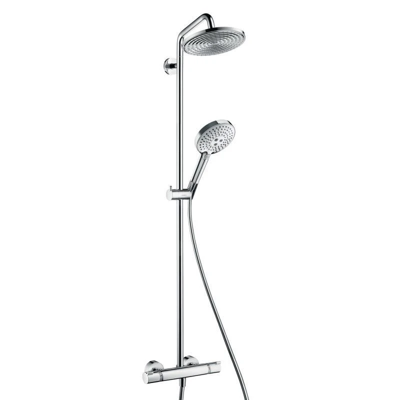 Hansgrohe Raindance S - Duschsäule Showerpipe 220 Mit Thermostatbatterie, EcoSmart 9 L/min, Verchromt 27116000 1 Hansgrohe Raindance S - Duschsäule Showerpipe 220 Mit Thermostatbatterie, EcoSmart 9 L/min, Verchromt 27116000
