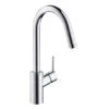 Hansgrohe Talis M52 - Spültischarmatur M5214-H260 Mit Ausziehbarer Geschirrbrause, Vorfenstermontage, SBOX, Verchromt 73864000