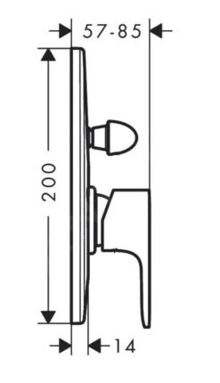 Hansgrohe Rebris E - Unterputz-Badewannenarmatur, Mit Körper, Schwarz Matt 72458670 -Hansgrohe Verkaufsgeschäft 330dd888817be4ee56eefc36 2