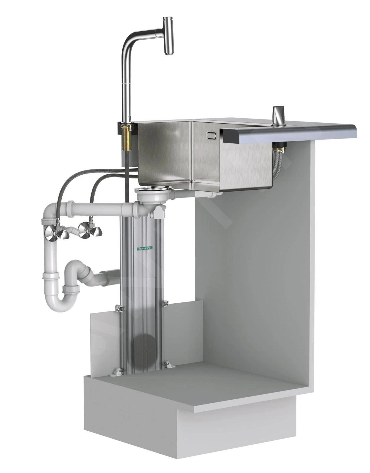 Hansgrohe M71 - Spültischarmatur Metris, Mit Ausziehbarer Brause, SBOX, EcoSmart, Verchromt 73823000 3 Hansgrohe M71 - Spültischarmatur Metris, Mit Ausziehbarer Brause, SBOX, EcoSmart, Verchromt 73823000 – Bild 3