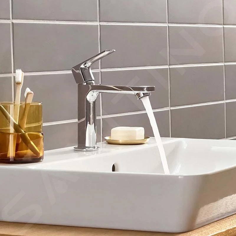 Hansgrohe Rebris E - Waschtischarmatur Mit Ablauf, CoolStart, EcoSmart, Chrom 72589000 3 Hansgrohe Rebris E - Waschtischarmatur Mit Ablauf, CoolStart, EcoSmart, Chrom 72589000 – Bild 3