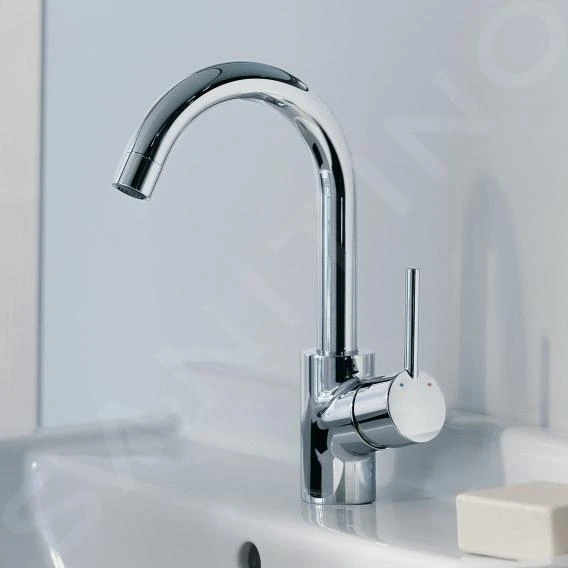 Hansgrohe Talis S - Waschtischarmatur Mit Ablaufgarnitur Und Schwenkauslauf, Chrom 32070000 3 Hansgrohe Talis S - Waschtischarmatur Mit Ablaufgarnitur Und Schwenkauslauf, Chrom 32070000 – Bild 3
