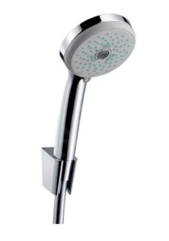 Hansgrohe Croma 100 - Set - Handbrause Multi 3jet + Duschhalterung Porter'S 1,25 M, Verchromt 27593000