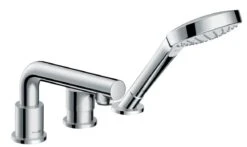 Hansgrohe Talis S - Badewannenarmatur Für Wannenrand, 3-Loch-Montage, Chrom 72417000