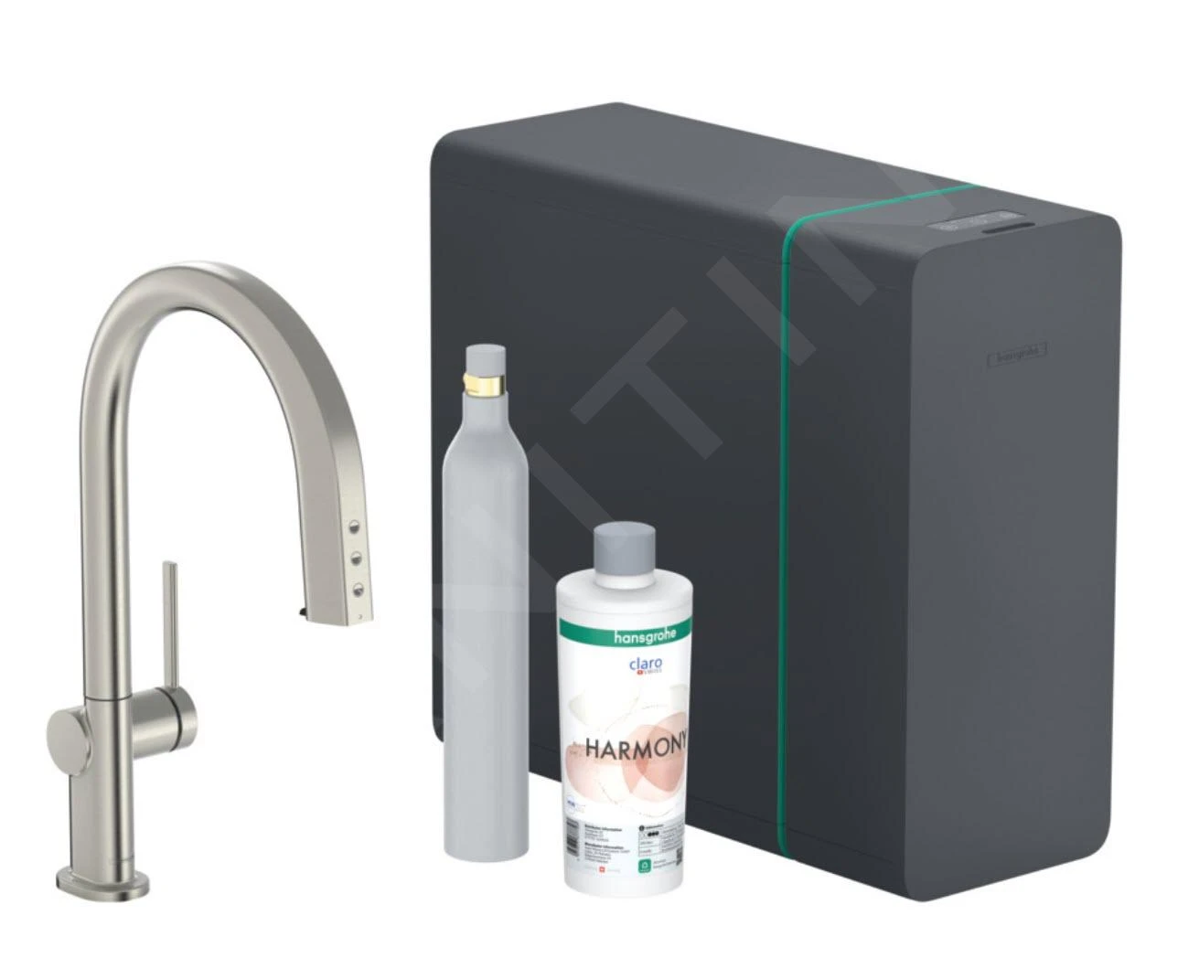 Hansgrohe Aqittura M91 - Spültischarmatur Mit Ausziehbarem Auslauf, SodaSystem, SBox, Edelstahl 76806800 1 Hansgrohe Aqittura M91 - Spültischarmatur Mit Ausziehbarem Auslauf, SodaSystem, SBox, Edelstahl 76806800