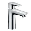 Hansgrohe Talis E - Waschtisch Einhebelmischer 110 Mit Ablaufgarnitur Push-Open, Verchromt 71711000