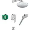 Hansgrohe Vernis Blend - Brausegarnitur 200 Mit Unterputzarmatur, Chrom 27911000