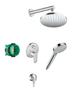 Hansgrohe Vernis Blend - Brausegarnitur 200 Mit Unterputzarmatur, Chrom 27911000