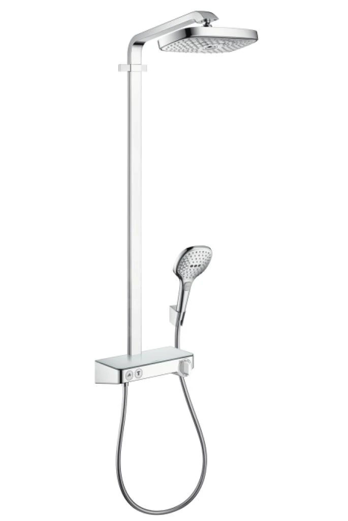 Hansgrohe Raindance Select E - Duschsäule Showerpipe 300 Mit Thermostatbatterie, EcoSmart 9 L/min, 2 Strahlen, Verchromt 27283000 1 Hansgrohe Raindance Select E - Duschsäule Showerpipe 300 Mit Thermostatbatterie, EcoSmart 9 L/min, 2 Strahlen, Verchromt 27283000