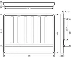 Hansgrohe Zubehör - Abtropffläche, Verschiebbar, Edelstahl 40962800 3 Hansgrohe Zubehör - Abtropffläche, Verschiebbar, Edelstahl 40962800 -Hansgrohe Verkaufsgeschäft 44ed7266dfc7538d4141f94d