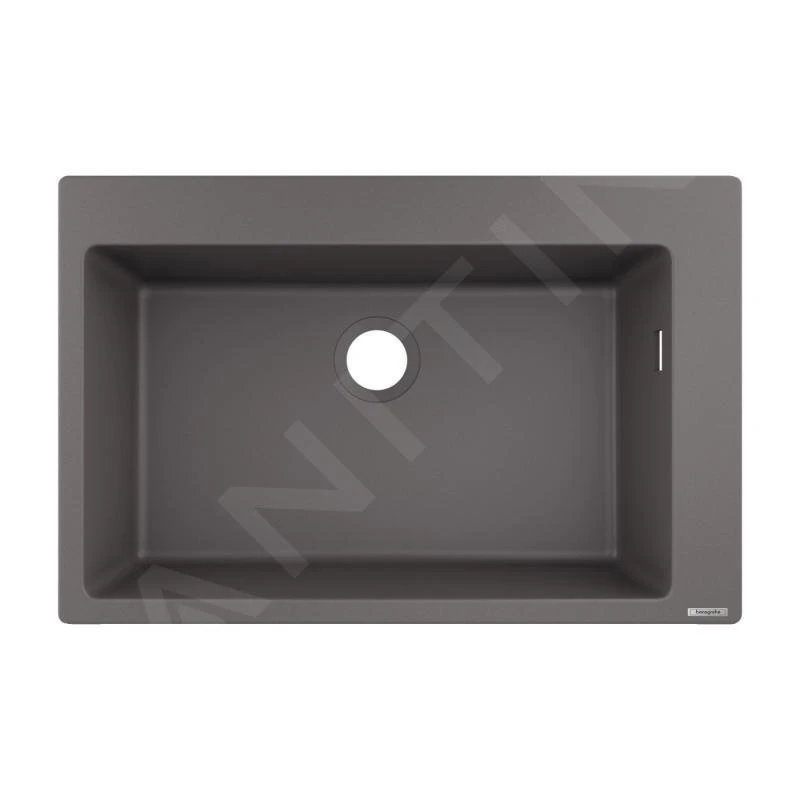 Hansgrohe Abwäschen - Granit-Einbauspülbecken S510-F660, Steingrau 43313290 1 Hansgrohe Abwäschen - Granit-Einbauspülbecken S510-F660, Steingrau 43313290
