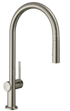 Hansgrohe M54 - Spültischarmatur Talis, Mit Ausziehbarer Brause, SBox, Edelstahl 72801800