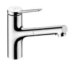 Hansgrohe Zesis M33 - Spültischarmatur 150, Mit Ausziehbarer Brause, Chrom 74800000