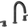 Hansgrohe Vernis Shape - Waschtischeinhebelmischer Mit Ablaufgarnitur, 3-Loch Installation, Schwarz Matt 71563670