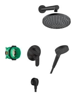 Hansgrohe Vernis Blend - Brausegarnitur 200 Mit Unterputzarmatur, Schwarz 27911670