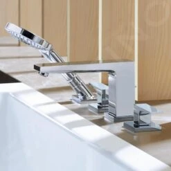 Hansgrohe Metropol - Badewannenarmatur Für Wannenrand, 4-Loch-Montage, Chrom 32552000 -Hansgrohe Verkaufsgeschäft 55a9eb327f11189ba9ef7dd1