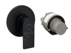 Hansgrohe Rebris E - Unterputz-Duscharmatur, Mit Körper, Schwarz Matt 72658670 -Hansgrohe Verkaufsgeschäft 5c93c717900ff28965b8ae64