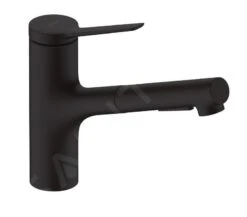 Hansgrohe Zesis M33 - Spültischarmatur 150, Mit Ausziehbarem Brause, SBox Lite, Schwarz Matt 74803670