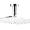 Hansgrohe PuraVida - Kopfbrause 400, 1 Strahlart, 100 Mm Deckenauslass, Weiß/Chrom 27390400