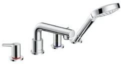 Hansgrohe Talis S - 4-Loch-Badewannenarmatur Mit SecuFlex-Box, Chrom 72418000