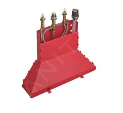 Hansgrohe Montageelemente - Grundkörper Für Wannenrandarmatur, 4-Loch Montage 13444180